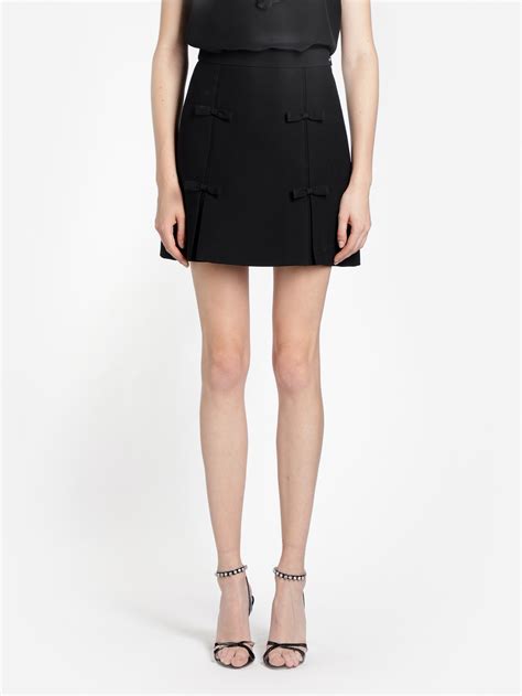 miu miu black skirt|miumiu pencil skirt.